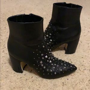 Bedazzled ankle boots